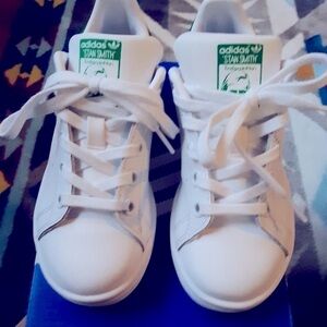 Adidas Originals Stan Smith White/Green-unisex  Sz 1